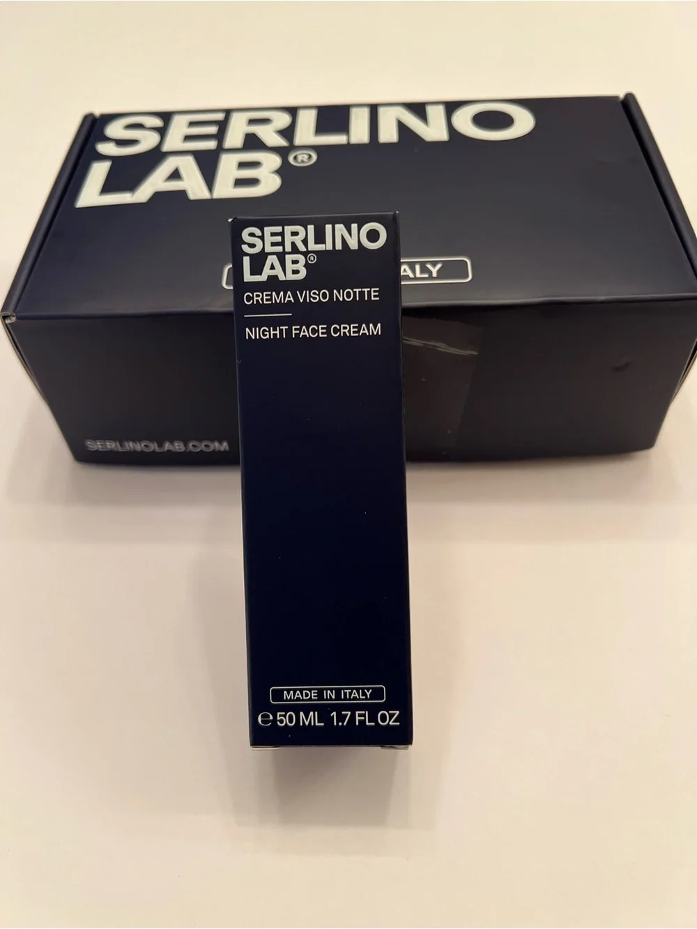 Serlino Lab Face Men’s Night Cream Moisturizer With Retinol Hyaluronic - New